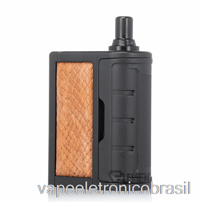 Vape Eletrônico Vandy Vape Rhino 50w Pod Mod Kit Couro Cinza